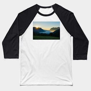 Dawn at Sauris di Sopra, Italy Baseball T-Shirt